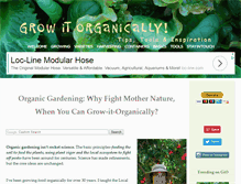 Tablet Screenshot of grow-it-organically.com
